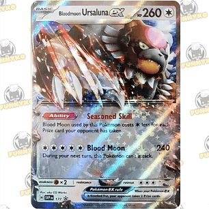 Bloodmoon Ursaluna ex - 177 - SV: Scarlet & Violet Promo Cards INGLÉS