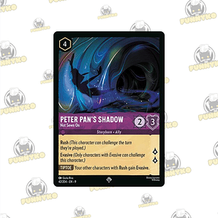 Peter Pan's Shadow - Not Sewn On