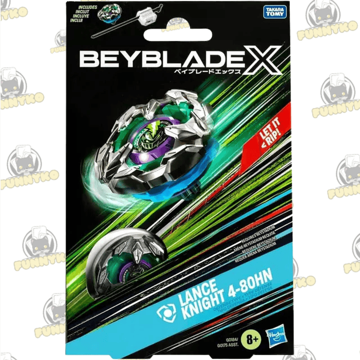 Kit Inicial Beyblade X  Lance Knight 4-80HN 1