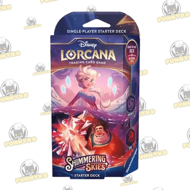Disney Lorcana: Shimmering Skies Starter Deck (Amatista & Rubí) 1