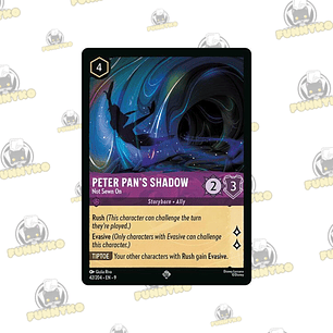 Peter Pan's Shadow - Not Sewn On