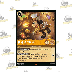 Mickey Mouse - Amber Champion