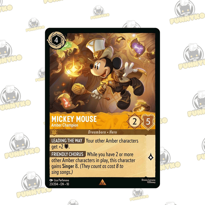 Mickey Mouse - Amber Champion 1