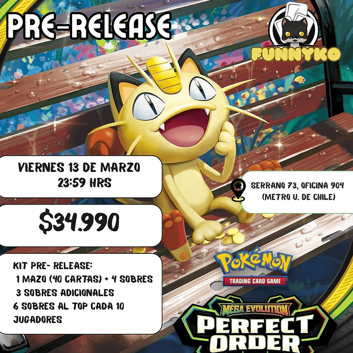 Pre-release Perfect Order VIERNES 13 DE MARZO 1