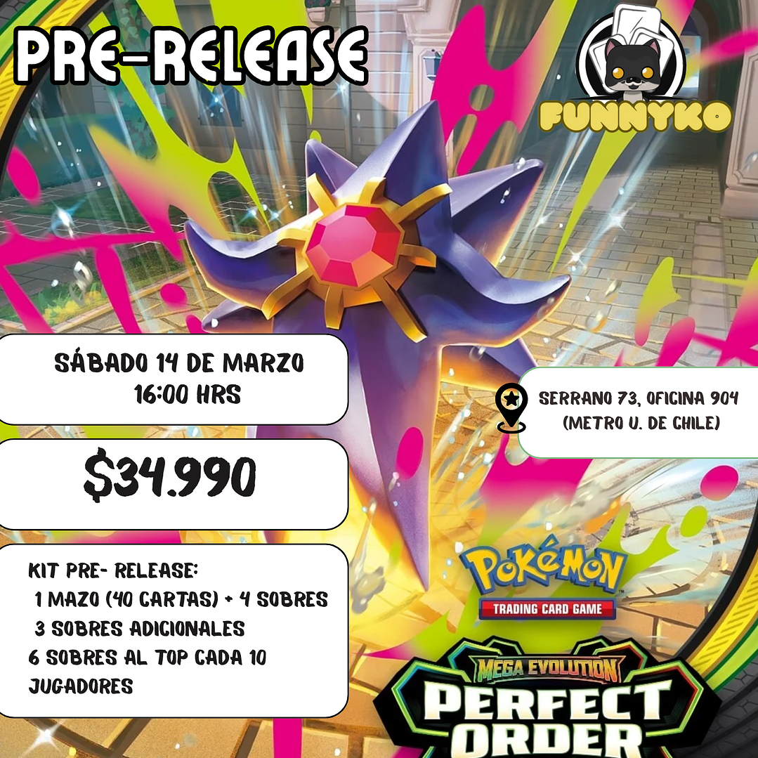 Pre-release Perfect Order SÁBADO 14 DE MARZO 1