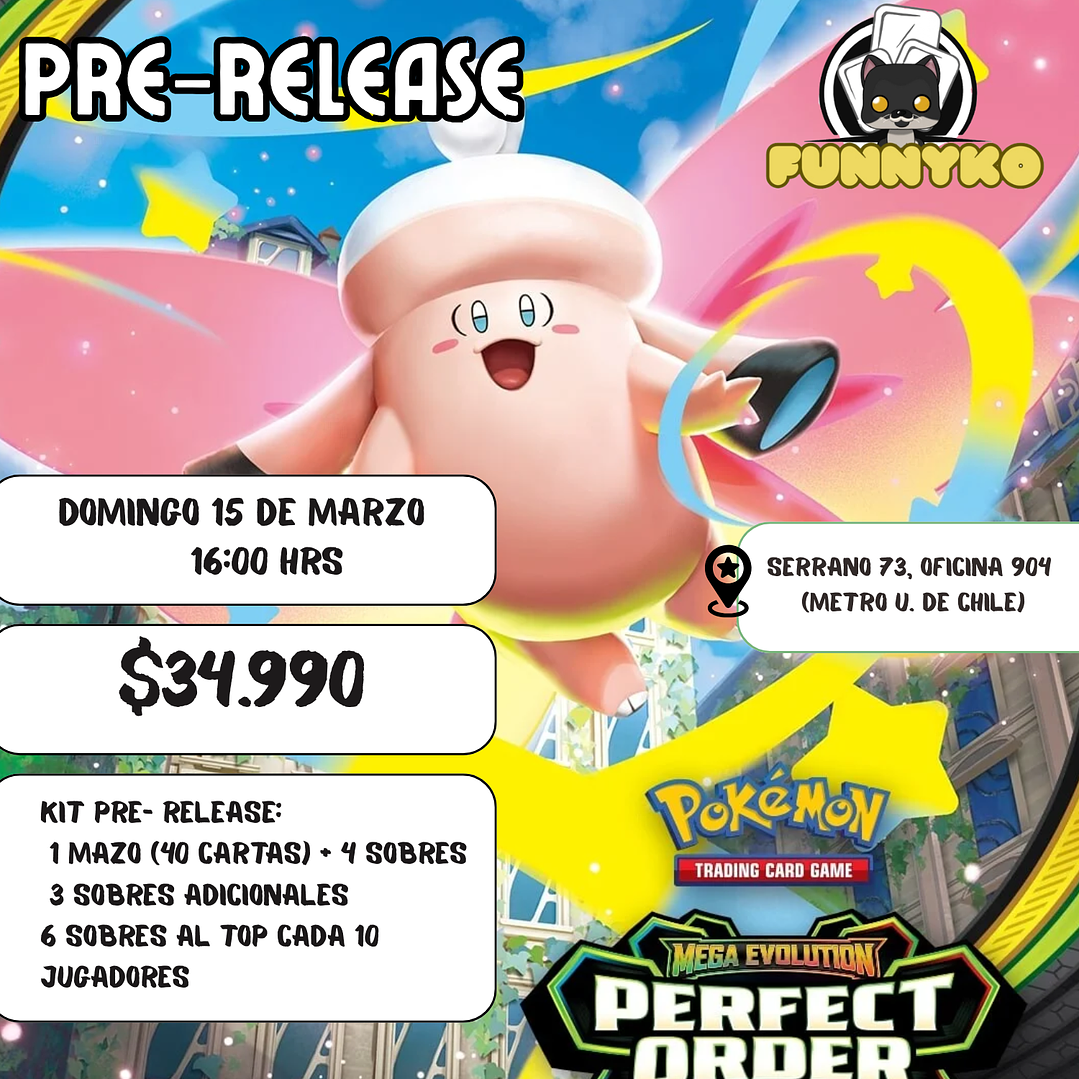 Pre-release Perfect Order DOMINGO 15 DE MARZO 1