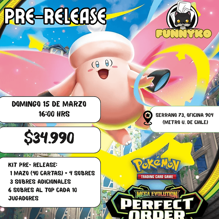 Pre-release Perfect Order DOMINGO 15 DE MARZO 1