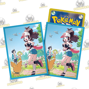 Sleeves Hilda and Lillipup (Pokémon center)
