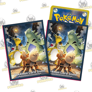 Sleeves Growlithe & Tyranitar & Ampharos (Pokémon center)