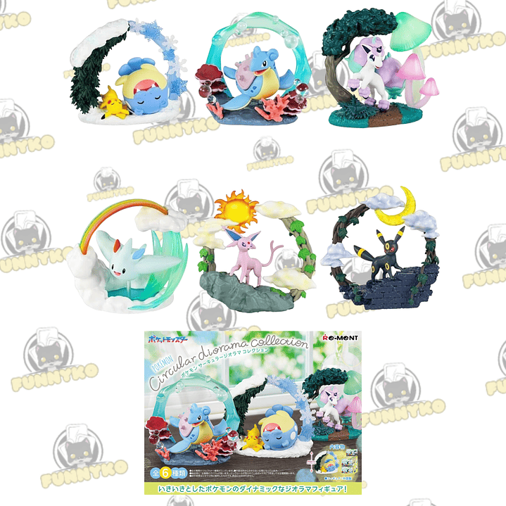 Blind Box Pokémon Circular Diorama Collection Re-Ment 2
