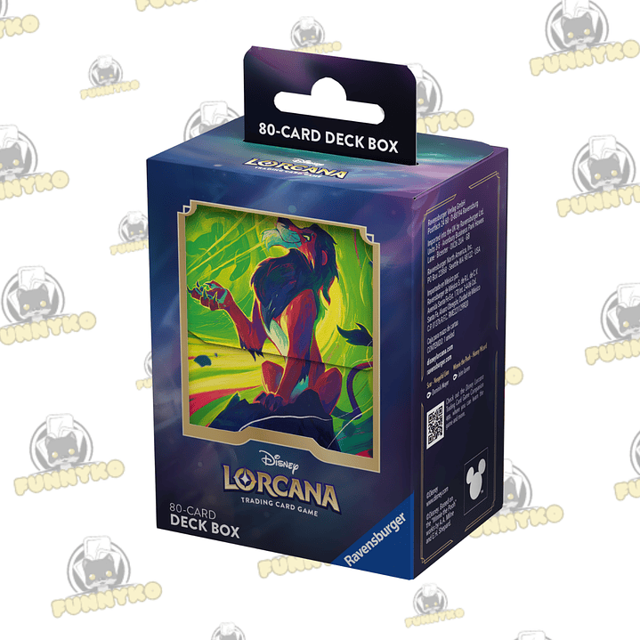 Disney Lorcana: Deck Box - Scar 1