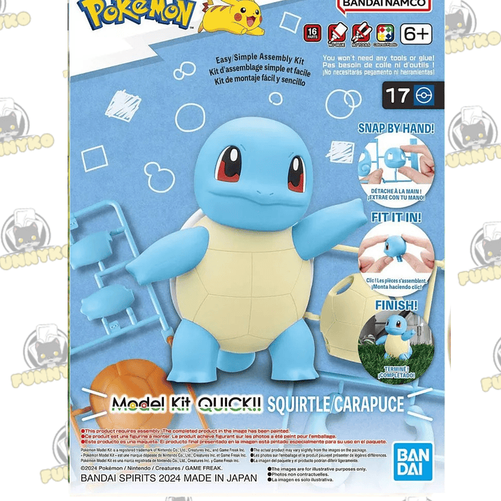 Pokémon Model Kit Quick! Squirtle 1