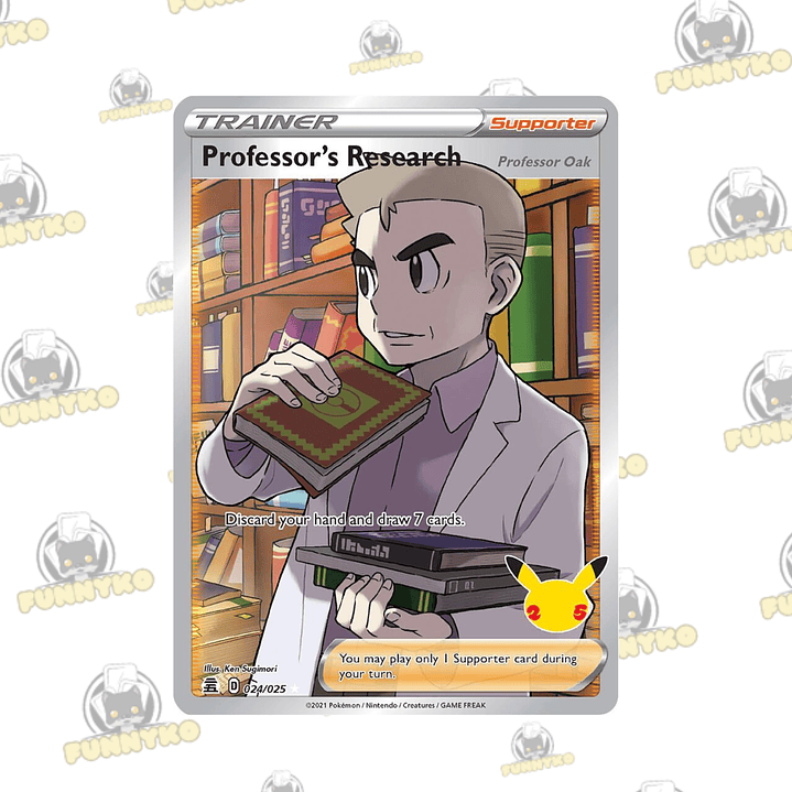 Professor's Research - Professor Oak - Full Art (Inglés) 1