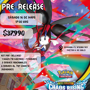Pre-release Chaos Rising - Sábado 16 de mayo