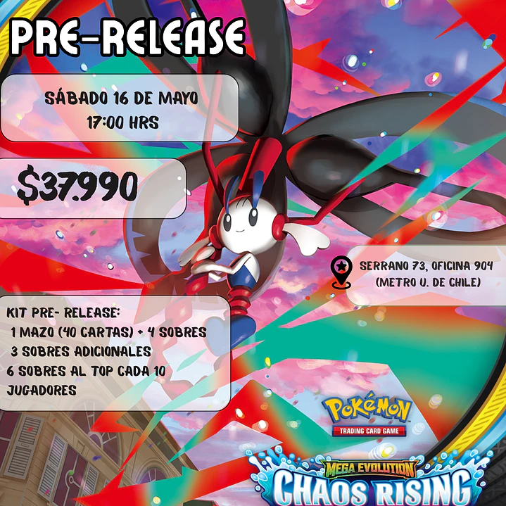 Pre-release Chaos Rising - Sábado 16 de mayo 1