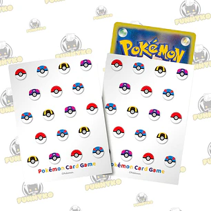 Sleeves Poke Ball design (Pokémon Center)