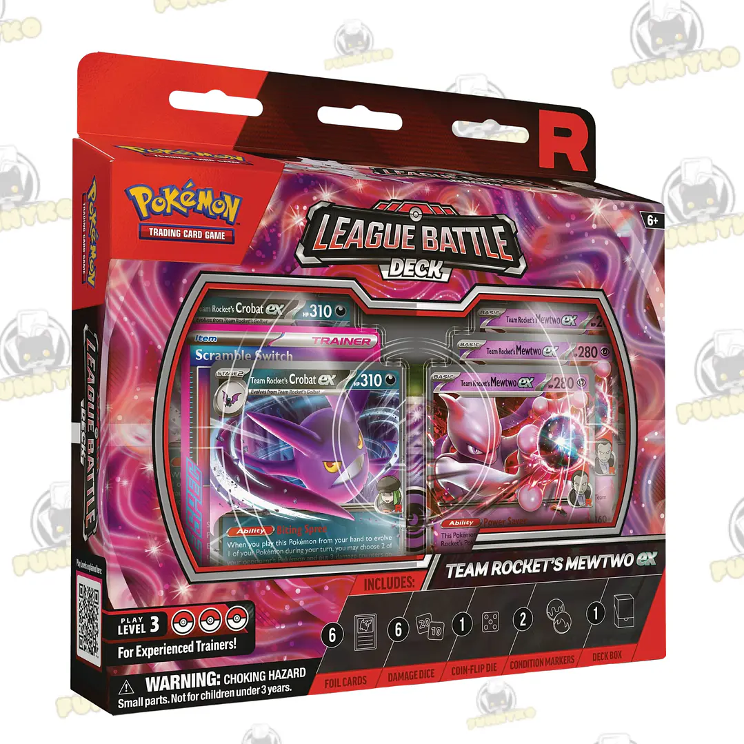 League Battle Deck - Team Rocket’s Mewtwo ex (Inglés) 1