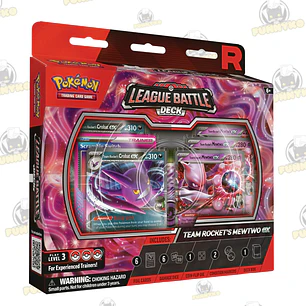 League Battle Deck - Team Rocket’s Mewtwo ex (Inglés)