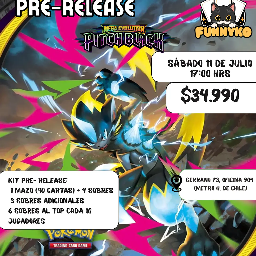 Pre-release Pitch Black SÁBADO 11 DE JULIO 1