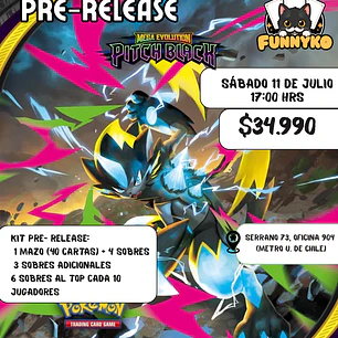 Pre-release Pitch Black SÁBADO 11 DE JULIO