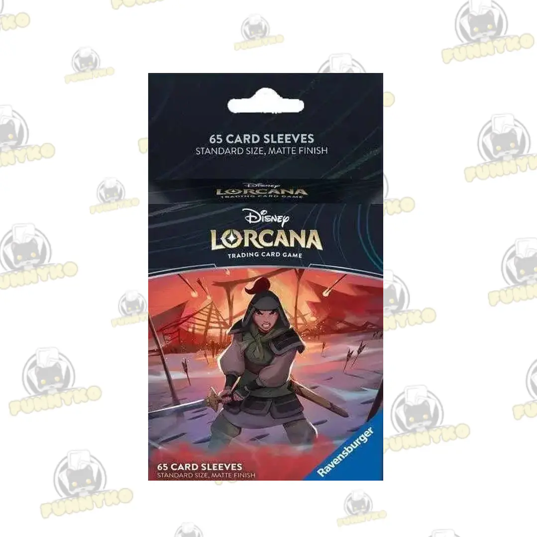 Disney Lorcana: Card Sleeves - Mulan Soldier 1