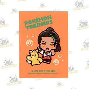 Paldean Trainer Nemona & Pawmo 