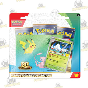 PRE-VENTA Pokemon TCG 30th Celebration - Tech Sticker Collection (INGLÉS)