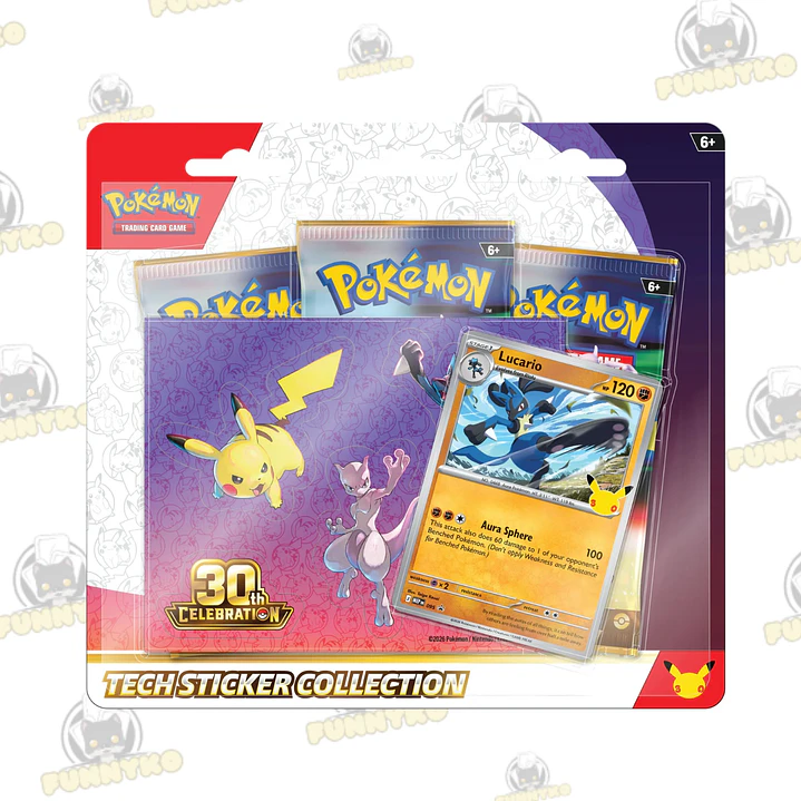 PRE-VENTA Pokemon TCG 30th Celebration - Tech Sticker Collection (INGLÉS) 2