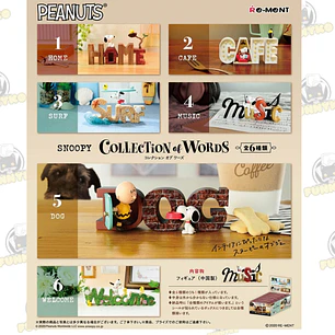 Re-Ment Snoopy Collection of Words Series