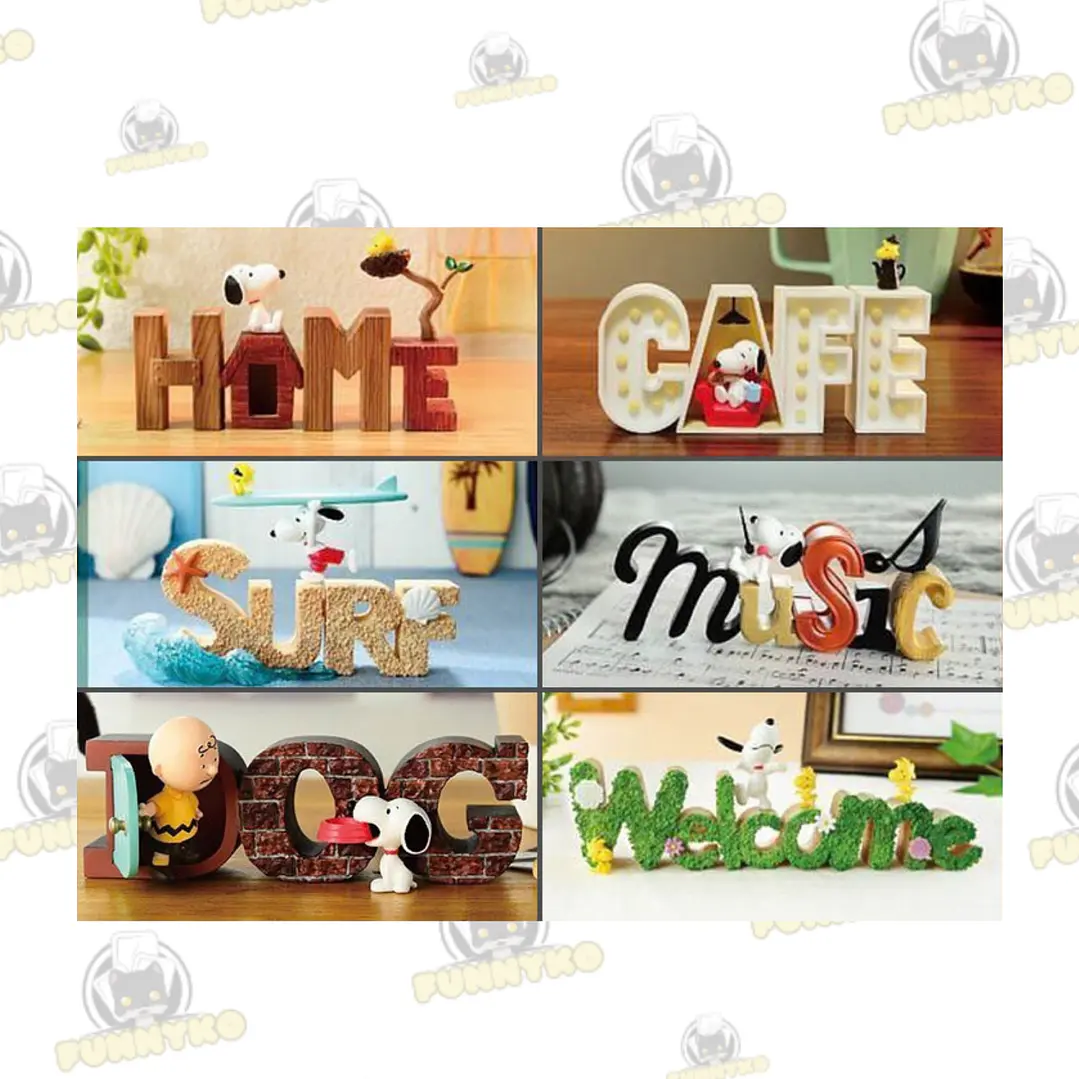 Re-Ment Snoopy Collection of Words Series 2