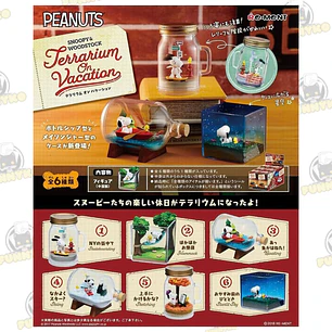 Re-Ment Snoopy & Woodtock Terrarium on Vacation