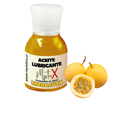 Aceite Lubricante Comestible Mystic X Maracuyá 30 ml