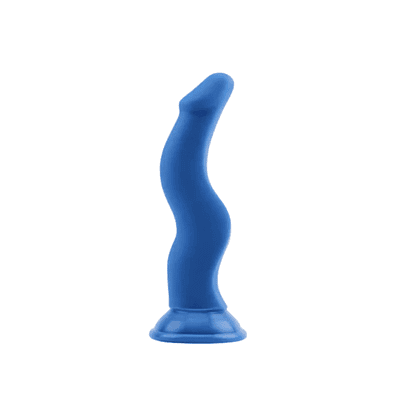 Dildo Curvo Basic Luv Azul – Chisa