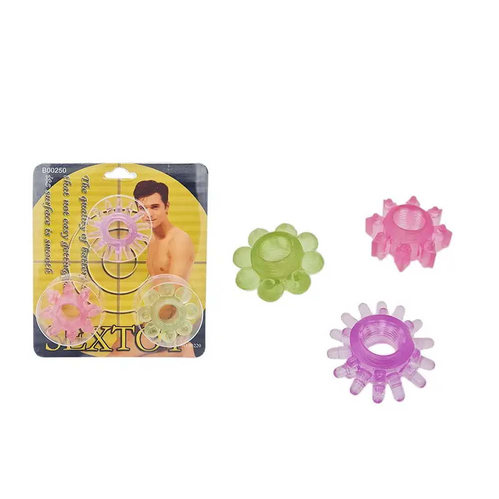 Kit 3 Anillo para pene