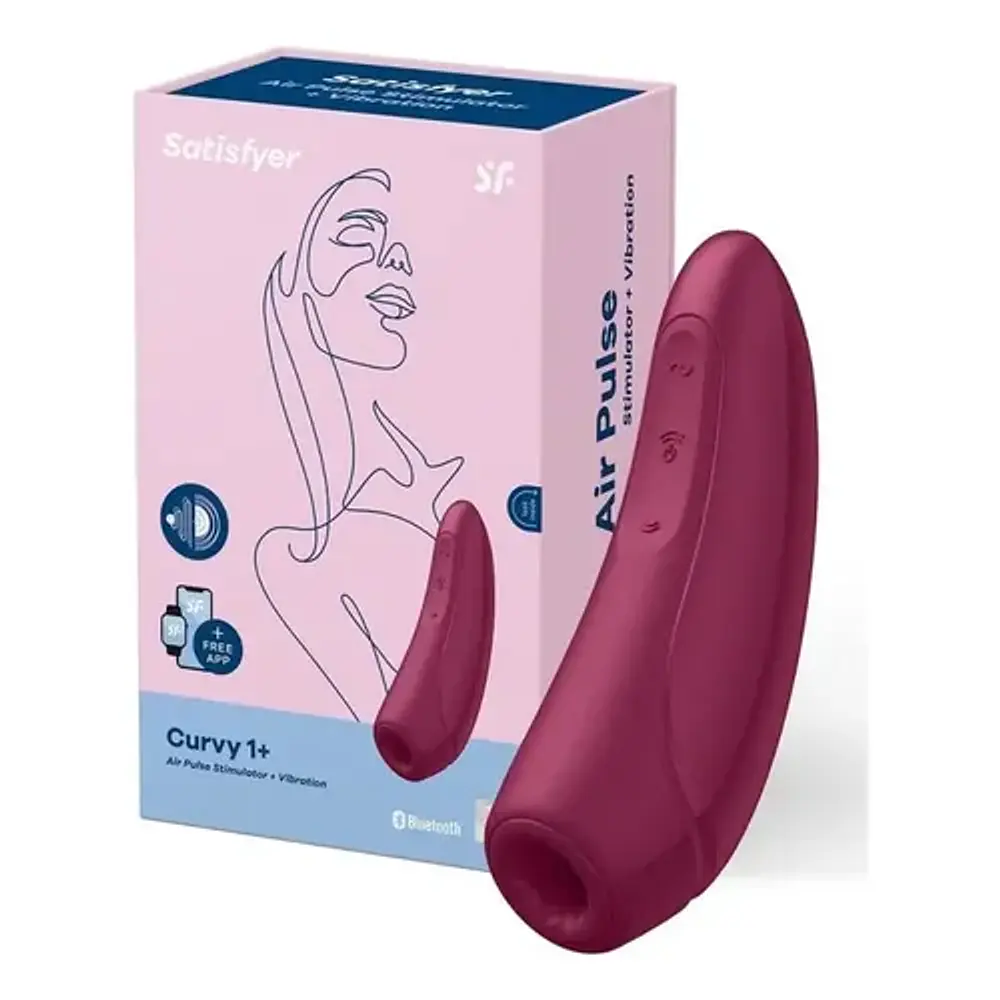 Satisfyer c/ pulso de aire Curvy 1 +