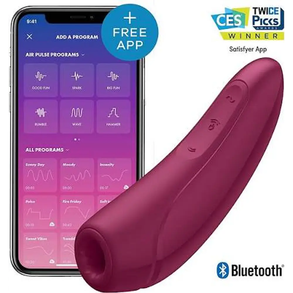 Satisfyer c/ pulso de aire Curvy 1 +