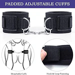 Kit BDSM Soft Ajustable – Muñecas y Muslos (4 Piezas)