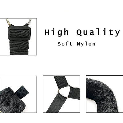 🖤 Kit BDSM para Cama 4 Puntos – Sujeción Ajustable