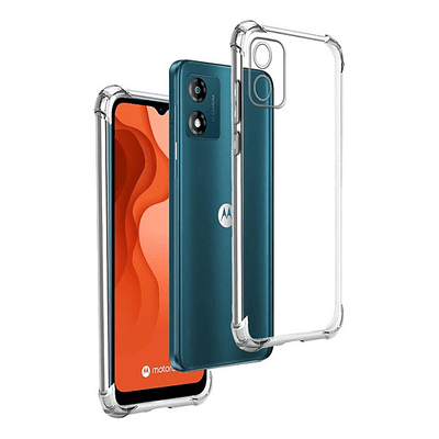 Funda Antishock Transparente Para Motorola TPU Protección de Cámaras