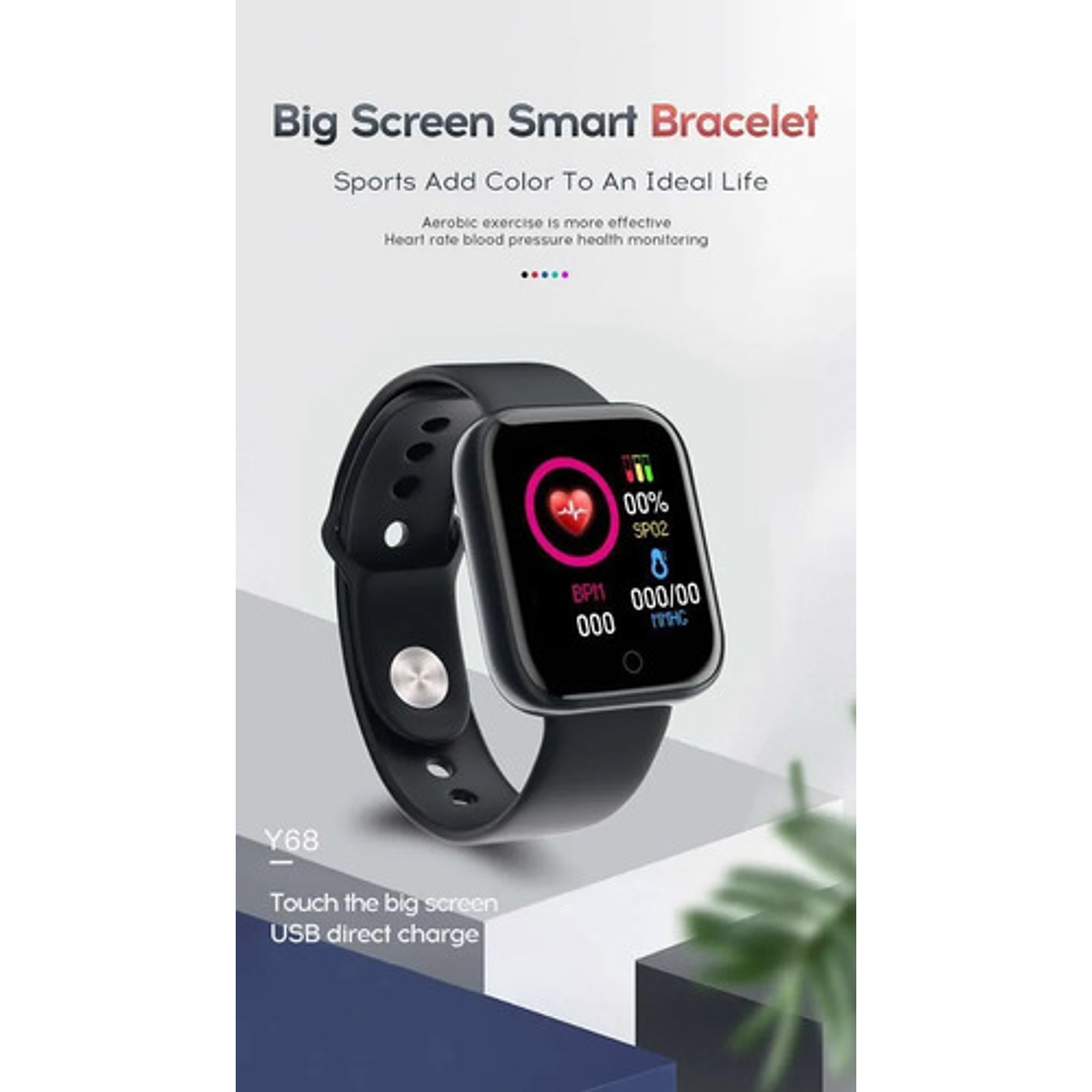 Smartwatch Y68/D20 Reloj Inteligente