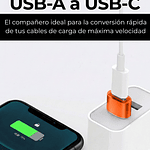 Adaptador Usb Tipo C  Hembra A Usb Macho 3.0