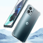 PROMO | PACK X10 Fundas Antishock Transparente Para Motorola TPU Protección de Cámaras