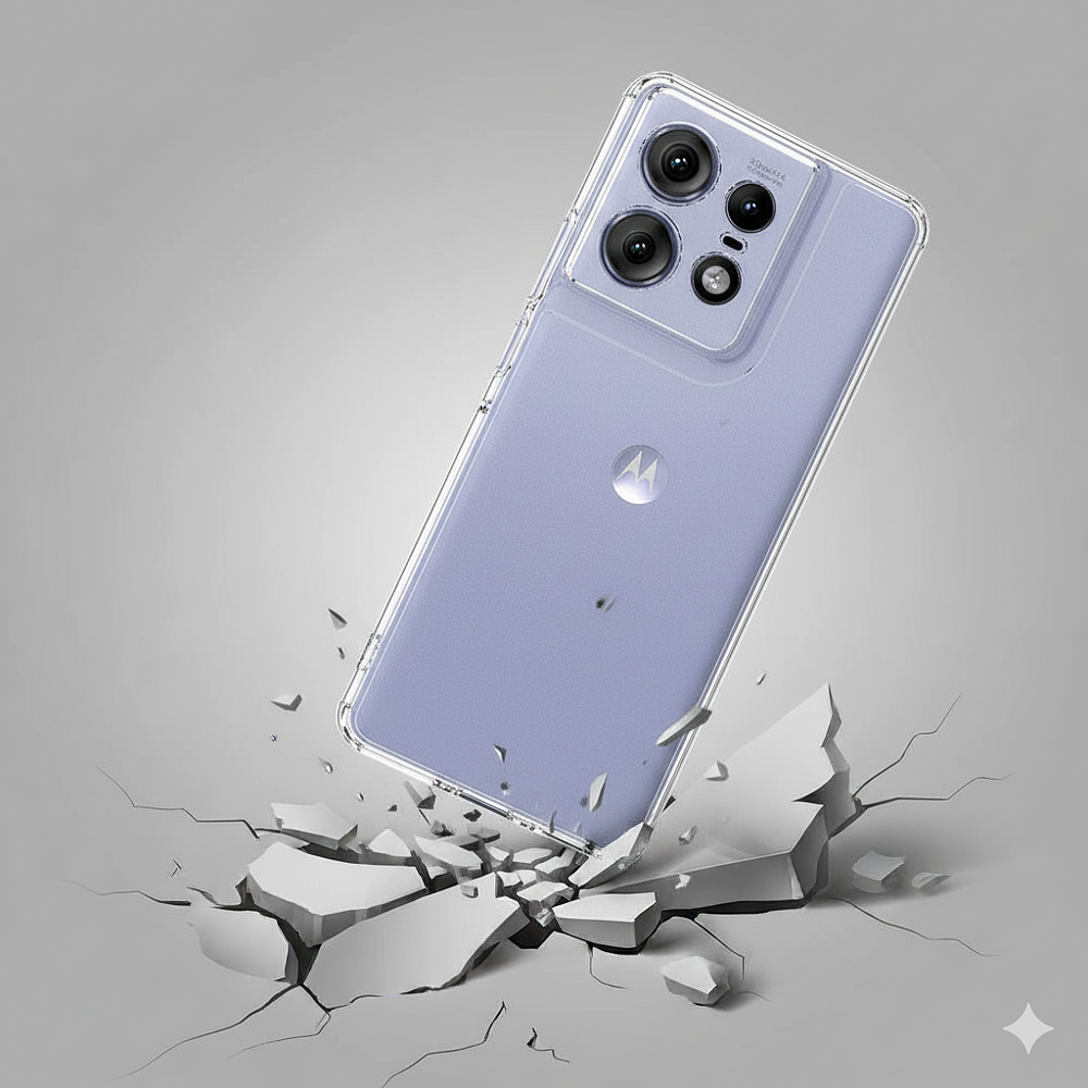 PROMO | PACK X10 Fundas Antishock Transparente Para Motorola TPU Protección de Cámaras