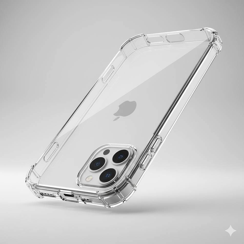 Funda Para iPhone TPU Transparente Reforzada
