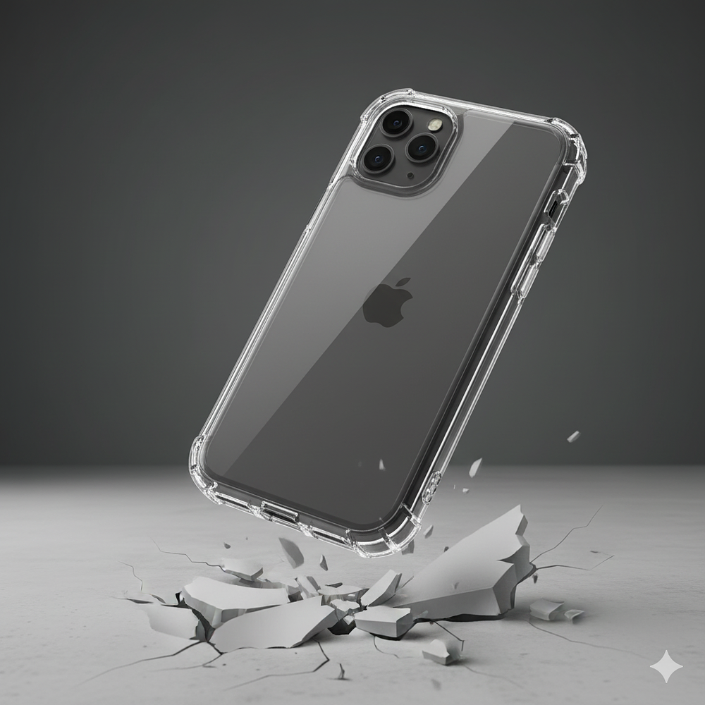 Funda Para iPhone TPU Transparente Reforzada