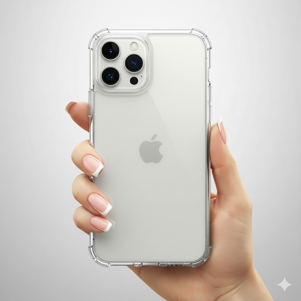 Funda Para iPhone TPU Transparente Reforzada