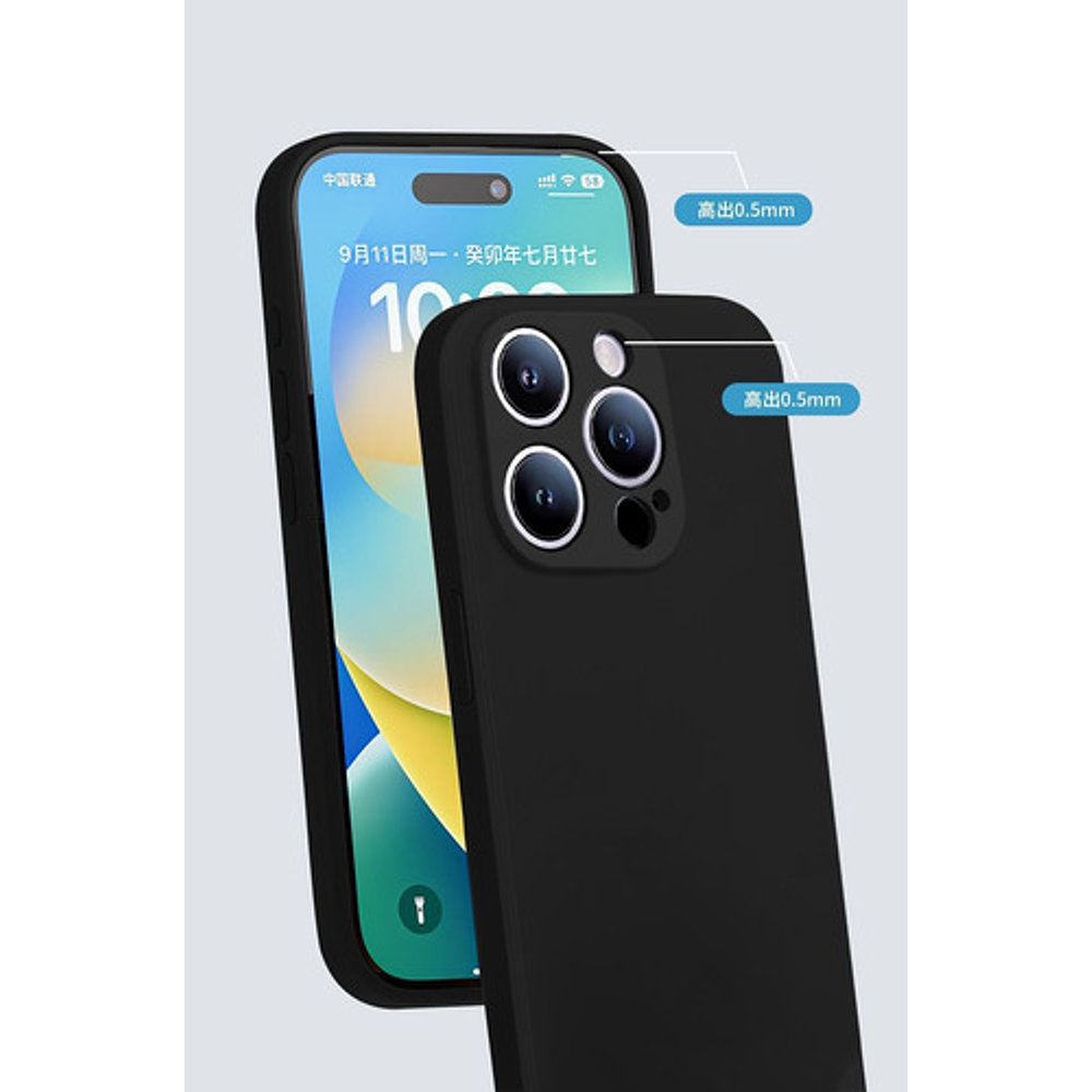 PROMO | PACK X10 Fundas Silicona Para iPhone Con Felpa 