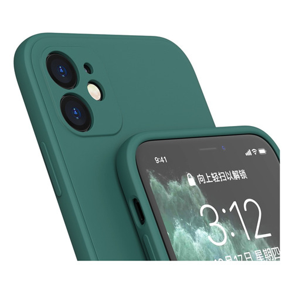 PROMO | PACK X10 Fundas Silicona Para iPhone Con Felpa 