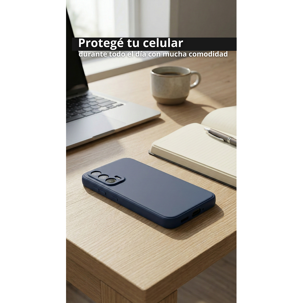 Funda Silicona Con Felpa Para Samsung