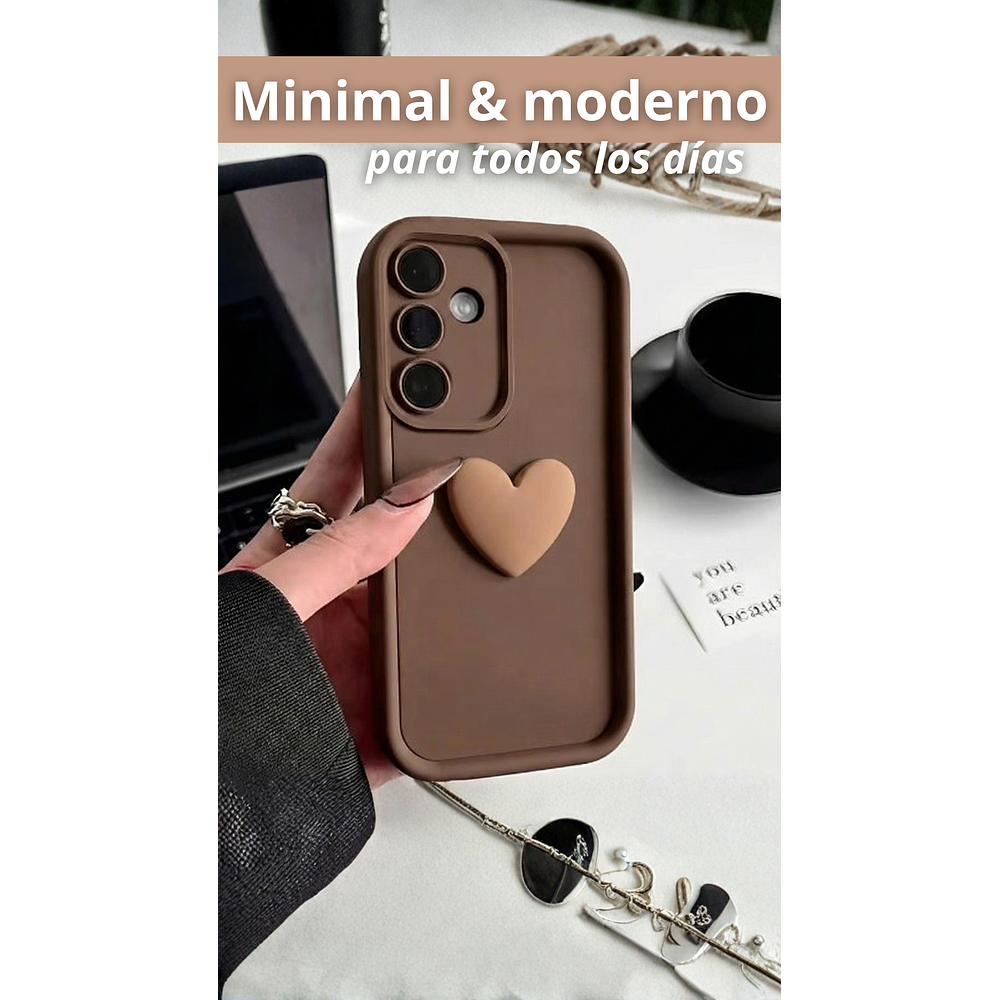 Funda para Samsung TPU Antigolpes Charm Corazón 